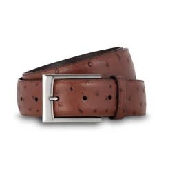 LodinG Ceintures*Ceinture homme en cuir façon autruche