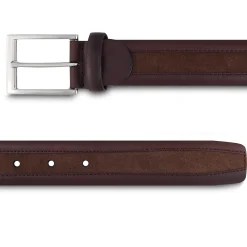 LodinG Ceintures*Ceinture homme en cuir lisse et veau velours