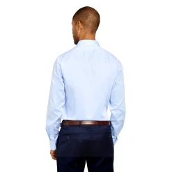 LodinG Chemises*Chemise cintrée 100% coton infroissable bleu