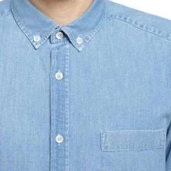 LodinG Chemises*Chemise coupe classique en jean clair