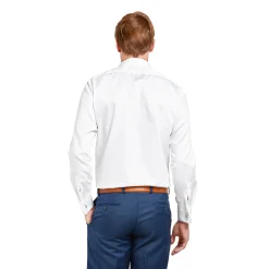 LodinG Chemises*Chemise droite he sans repassage 100% coton poignet mousquetaire