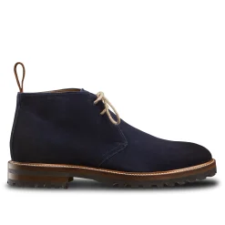 LodinG Bottines|Derby*Desert Boots Firmo 393 veau velours bleu