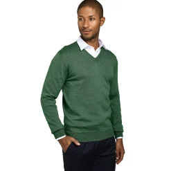 LodinG Maille*Pull col v 100% pure laine Mérinos